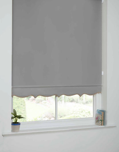 Scalloped Roller Blind