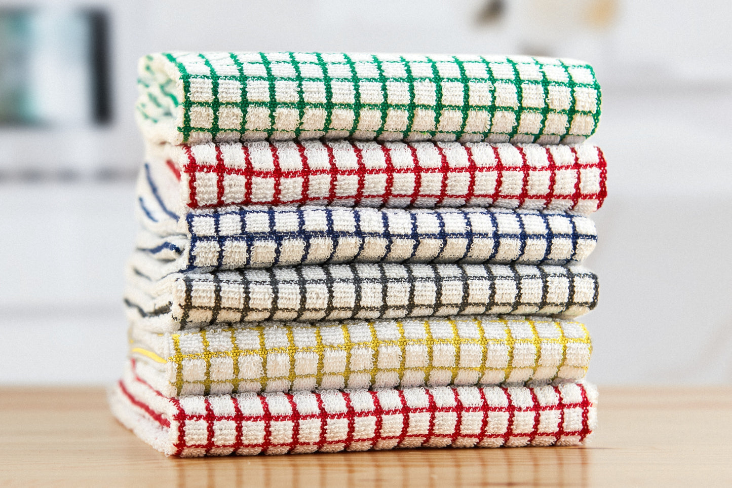 Superdry Check 6 Pack - Terry Check Luxury Tea Towel