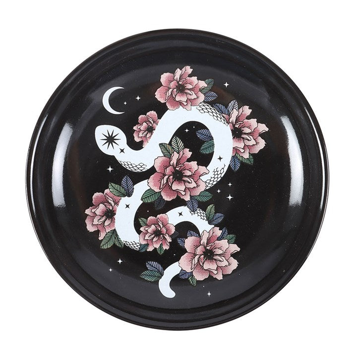 Floral Snake Trinket Dish