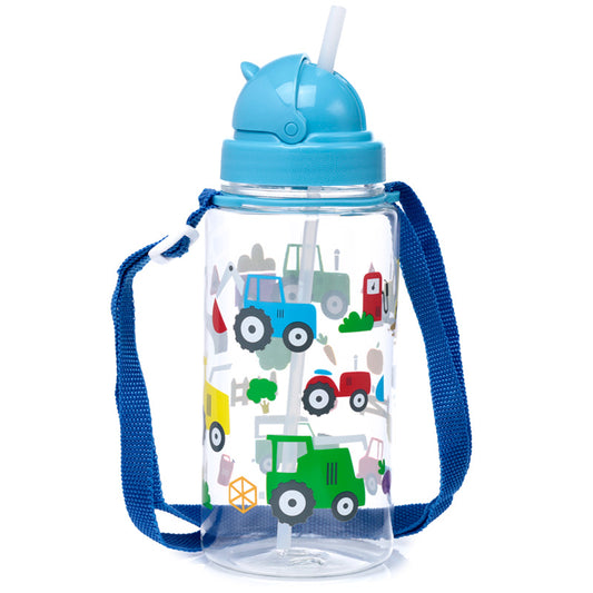 Children's Shatterproof Water Bottle 450ml - Little Tractors