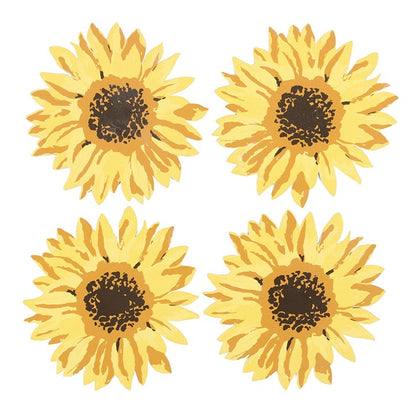 Sunflower Coaster Set