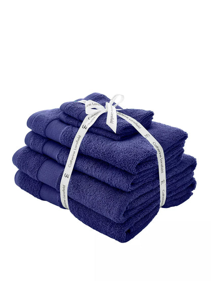 Catherine Lansfield Anti-Bacterial Cotton 6 Piece Towel Bale Set