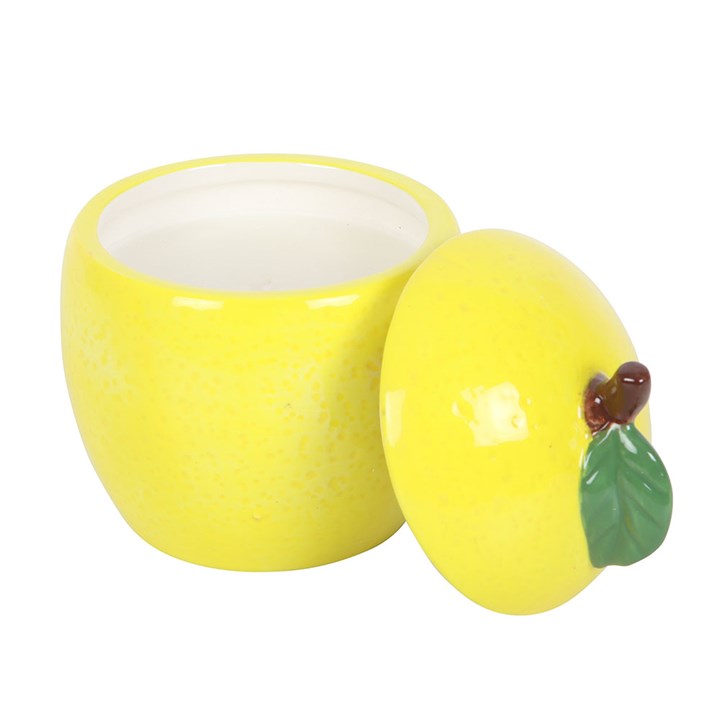 Lemon Shaped Candle Jar