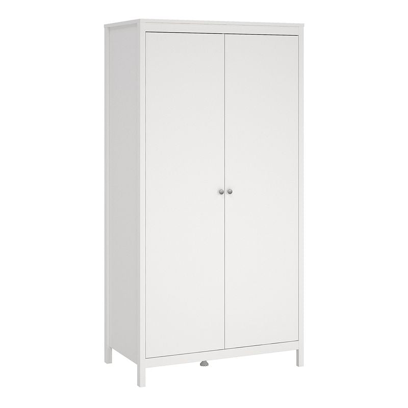 Madrid Package - Bedside Table 2 Drawers + Chest 5 Drawers + Wardrobe