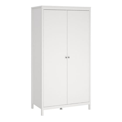 Madrid Package - Bedside Table 2 Drawers + Chest 5 Drawers + Wardrobe