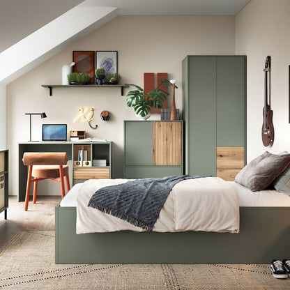 Darwin Wardrobe 2 Door 2 Drawer