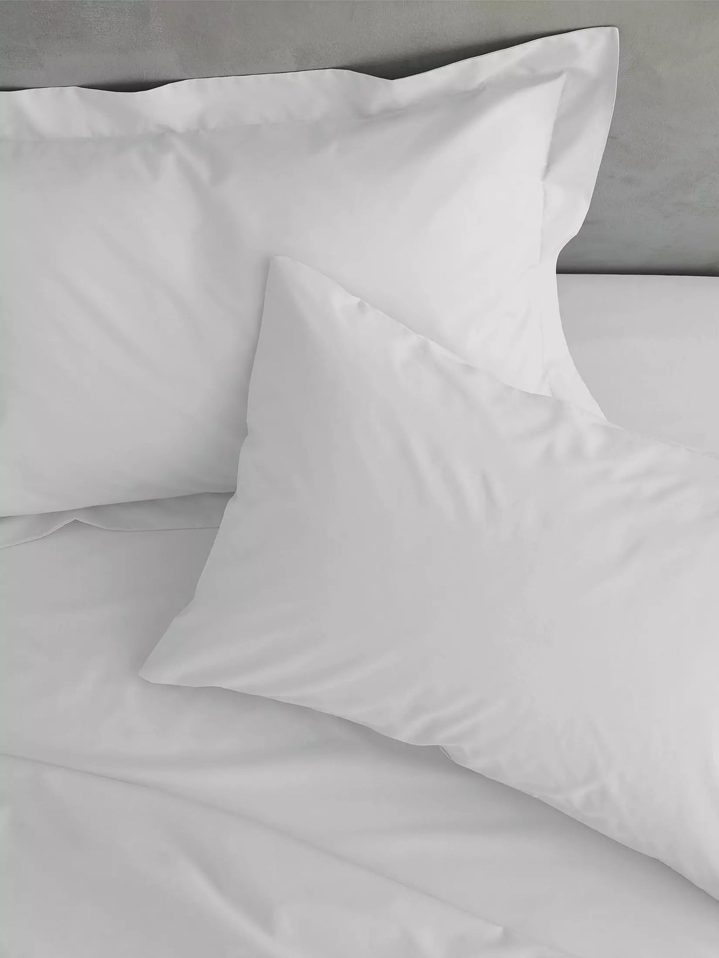 Catherine Lansfield Easy Iron Percale Standard Pillowcase Pair