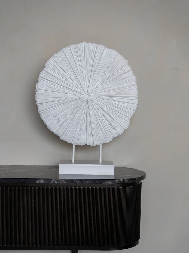 Orbis Textured Sculpture on Stand