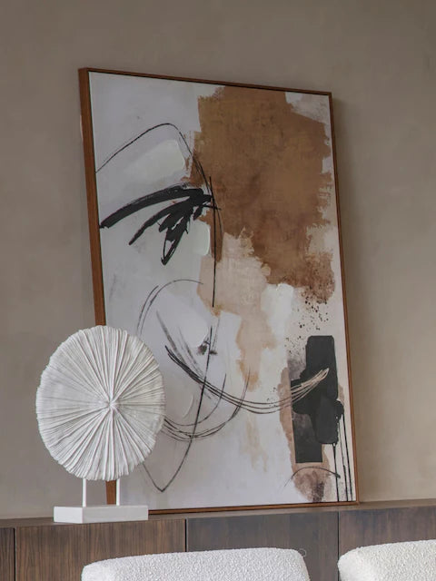 Orbis Textured Sculpture on Stand