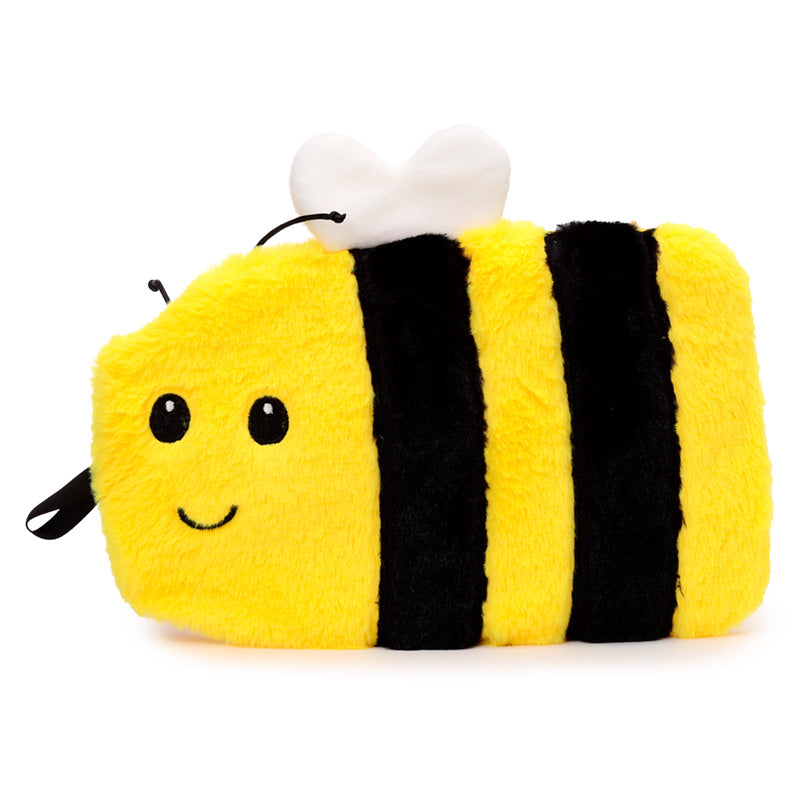 Hot Water Bottle with Plush Cover 650ml - Bumble Bee