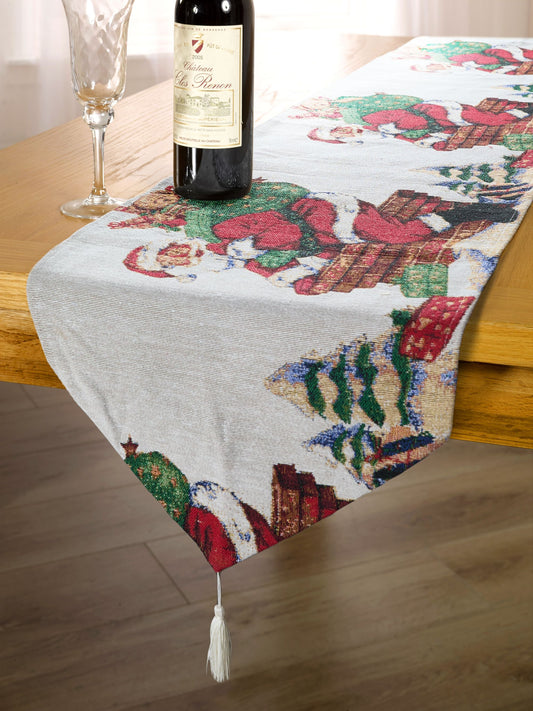 Santa Chimney - Christmas Tapestry Table Runner