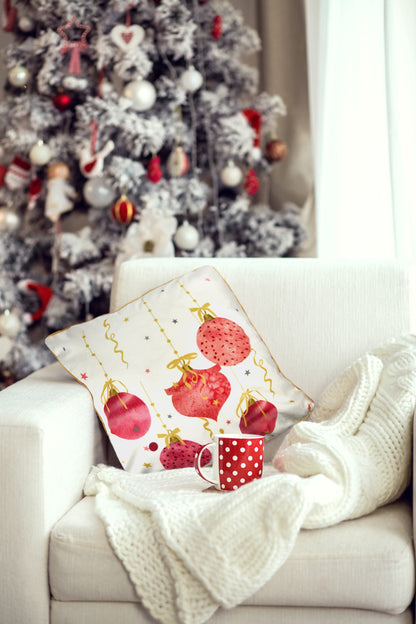 Bauble Print - Cushion Cover