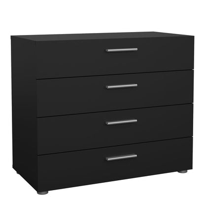 Pepe Package - Bedside 2 Drawers + Chest of 4 Drawers + Wardrobe with 2 Doors