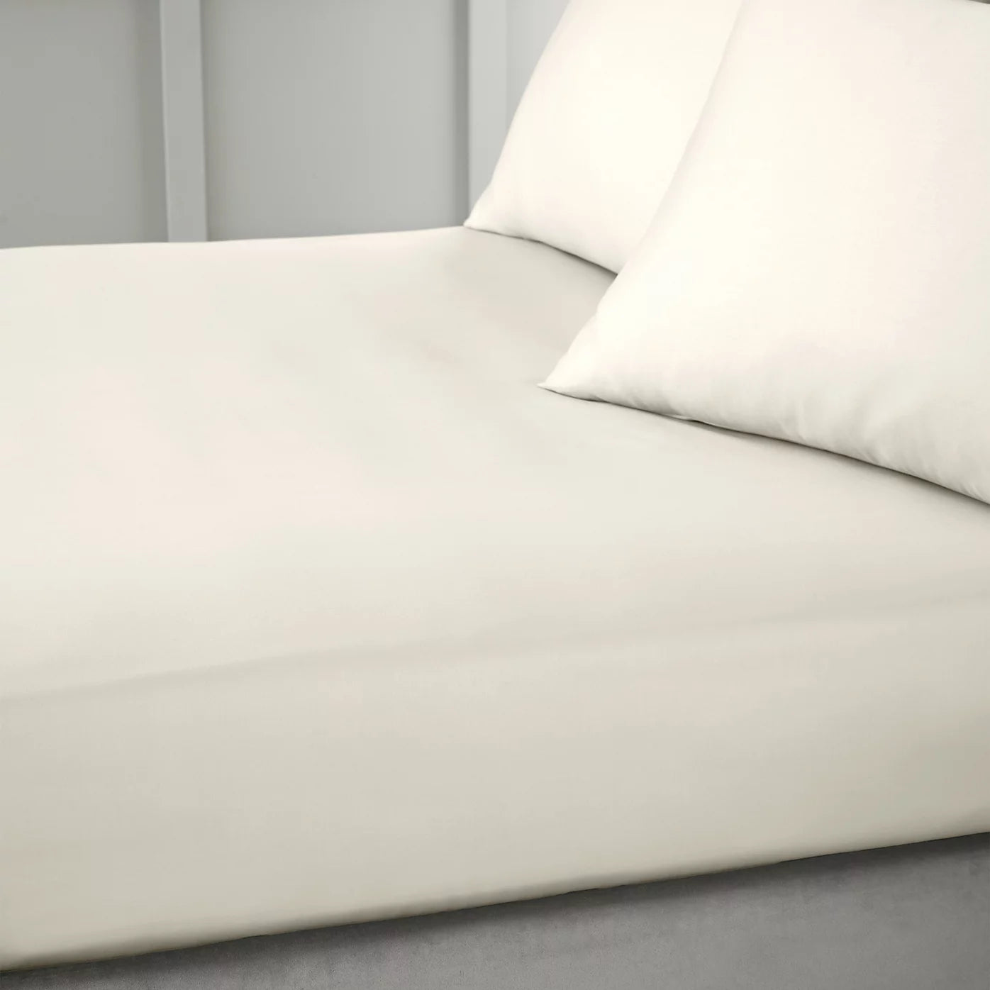 Bianca 400 Thread Count Cotton Sateen Single Fitted Sheet