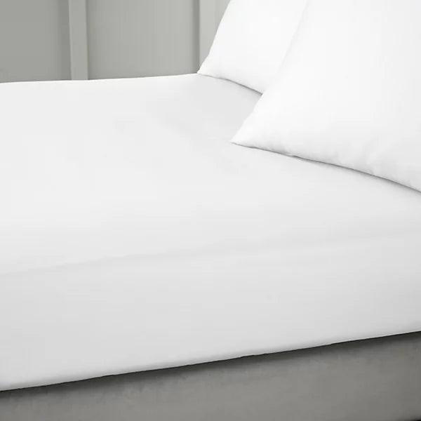 Bianca 400 Thread Count Cotton Sateen Single Fitted Sheet