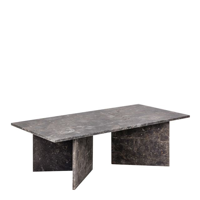 Vega Coffee Table with Marron Marble Top