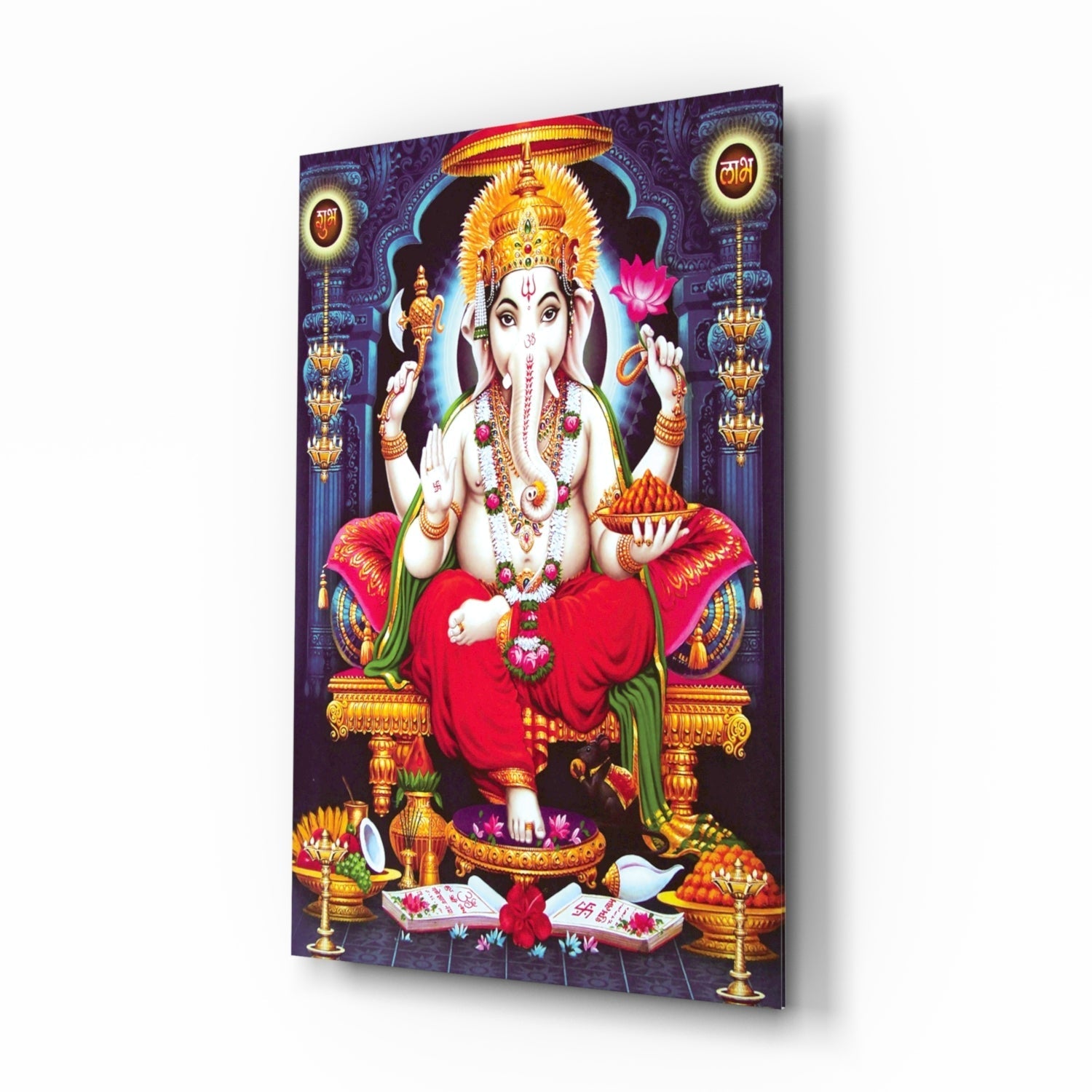Ganesha Glass Wall Art