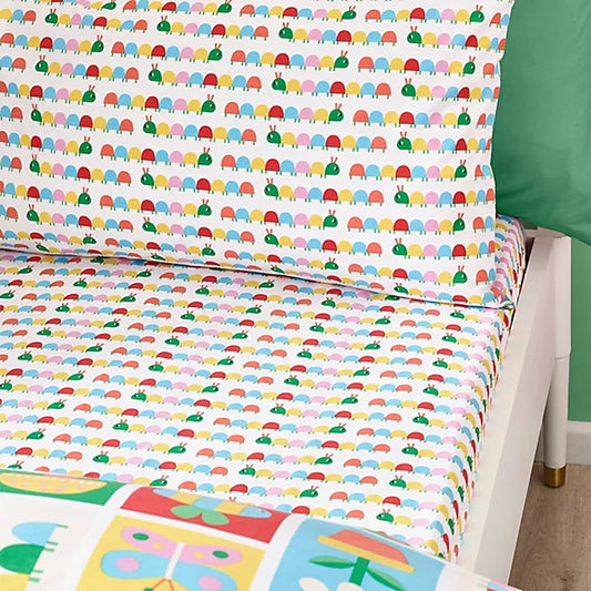 Catherine Lansfield Kids Curious Caterpillar Fitted Sheet