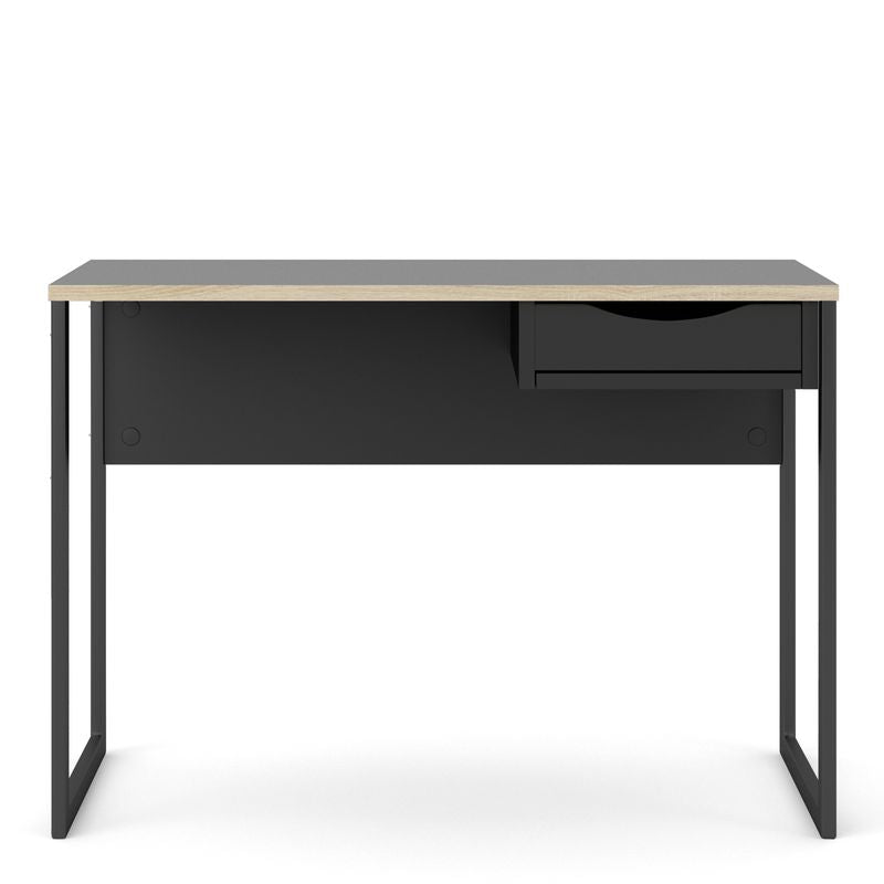 Function Plus Desk 1 Drawer with Oak Trim
