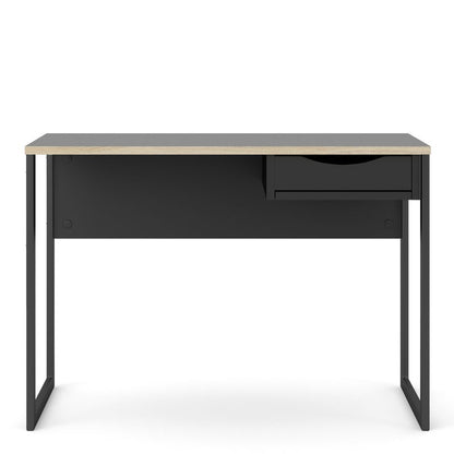 Function Plus Desk 1 Drawer with Oak Trim