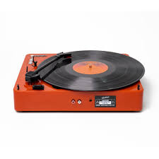 Brad Retro Record Player (Tangerine)