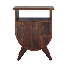 Split Chestnut Bedside