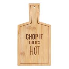 Chop It Like It's Hot Bamboo Serving Board