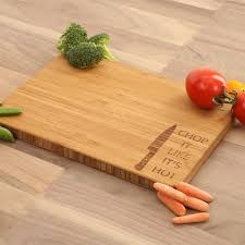 Chop It Like It's Hot Bamboo Serving Board