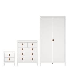 Barcelona Package - Bedside Table + Chest of Drawers + Wardrobe