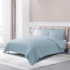 The Lyndon Company Misty Blue Duvet Set+Cushion Cover