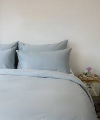 The Lyndon Company Misty Blue Duvet Set+Cushion Cover