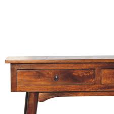 Chestnut Hallway 2 Drawer Console Tables