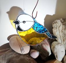 Blue Tit Bird Suncatcher