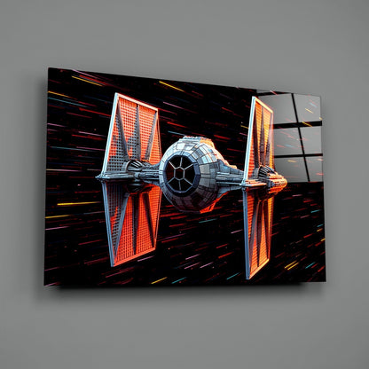 Tƒ±e Fighter Glass Wall Art || Designer Collection