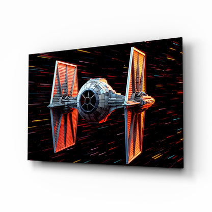 Tƒ±e Fighter Glass Wall Art || Designer Collection