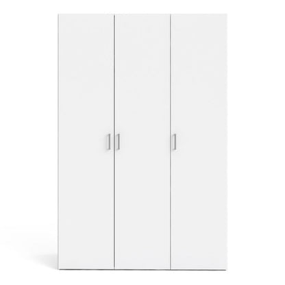 Space Wardrobe 3 Doors White 1751