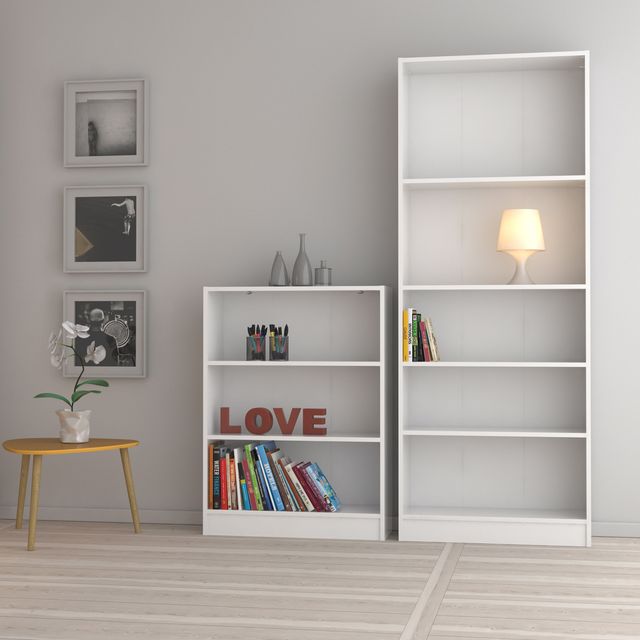 Basic Low Wide Bookcase
