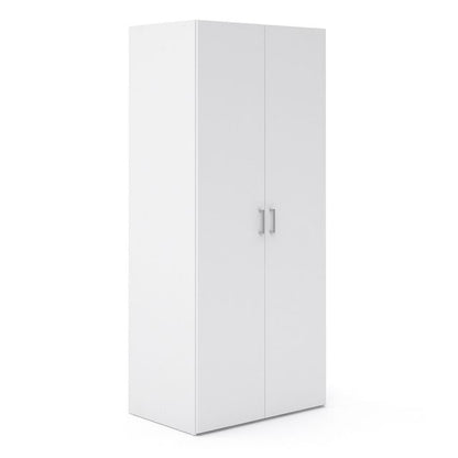 Space Wardrobe 2 Doors White 1751