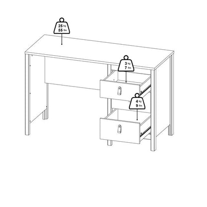 Madrid Desk 3 Drawers