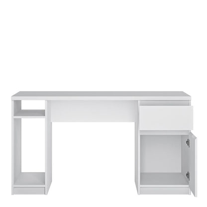 Fribo 1 Door 1 Drawer Twin Pedestal Desk