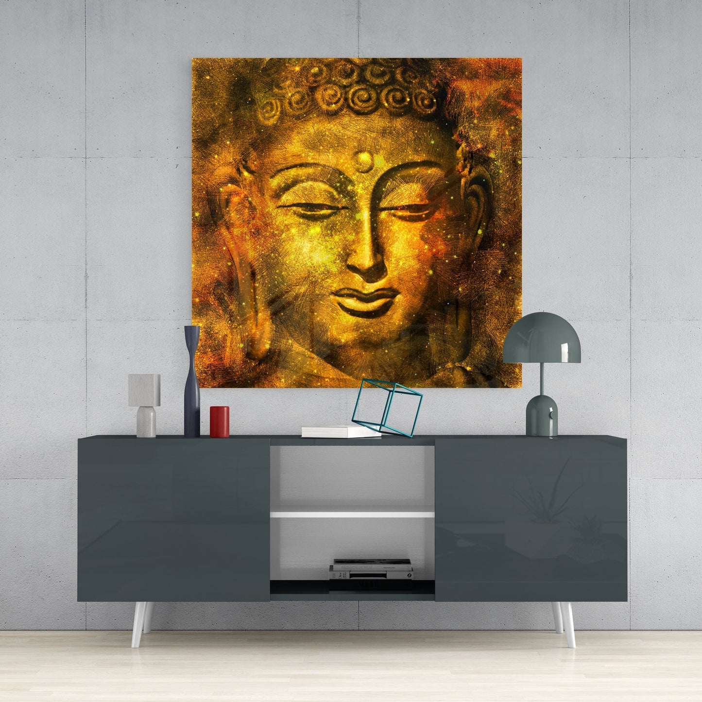 Buddha Glass Wall Art