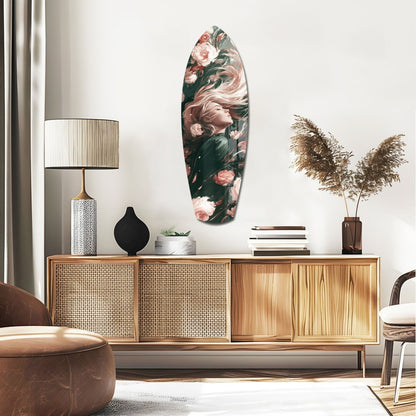 Blooming Breeze Glass Wall Art