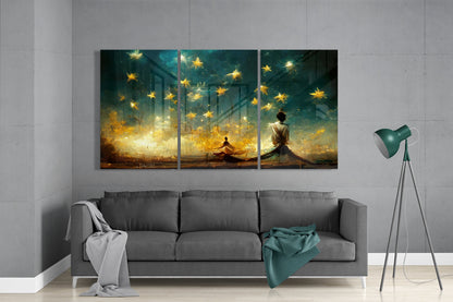 Under the Stars Glass Wall Art