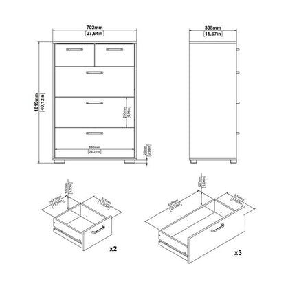 Sofia Chest 3 + 2 drawers