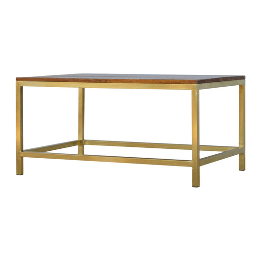 Rectangle Gold Coffee Tables