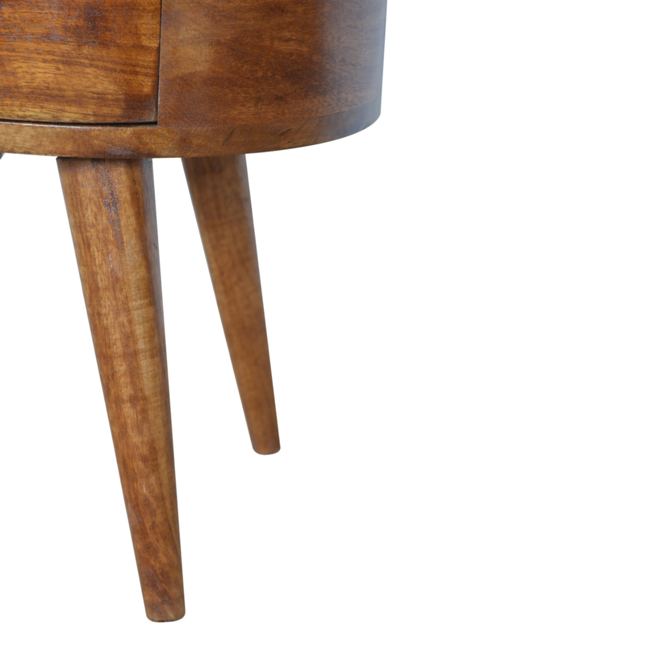 Chestnut Rounded Bedside Tables