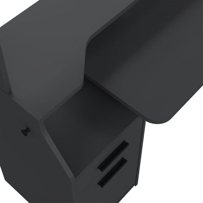 Function Plus Gaming Desk with 1 Door 1 Drawer