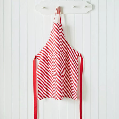 Catherine Lansfield Christmas Candy Cane Cotton Kitchen Adult Apron