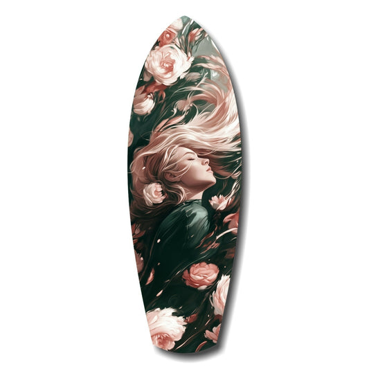 Blooming Breeze Glass Wall Art