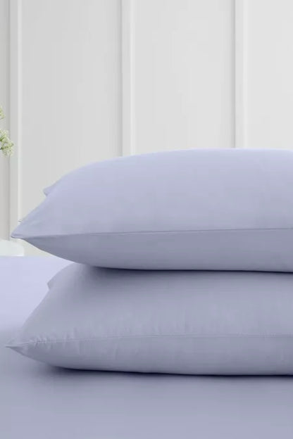 Bianca 200 Thread Count Cotton Percale Standard Pillowcase Pair